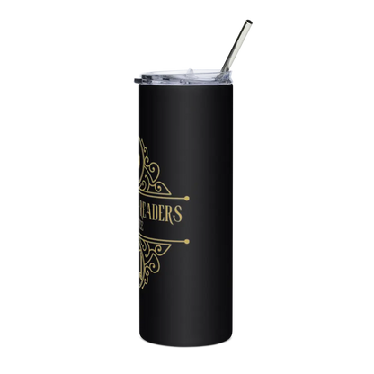 Writers & Readers fiction Coffee stainless steel tumbler right