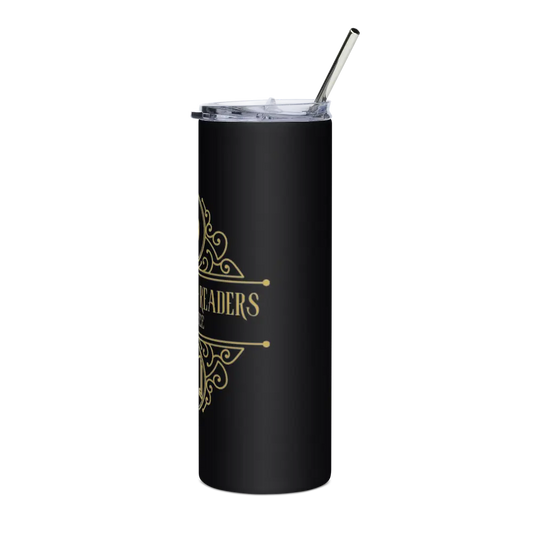 Writers & Readers fiction Coffee stainless steel tumbler right